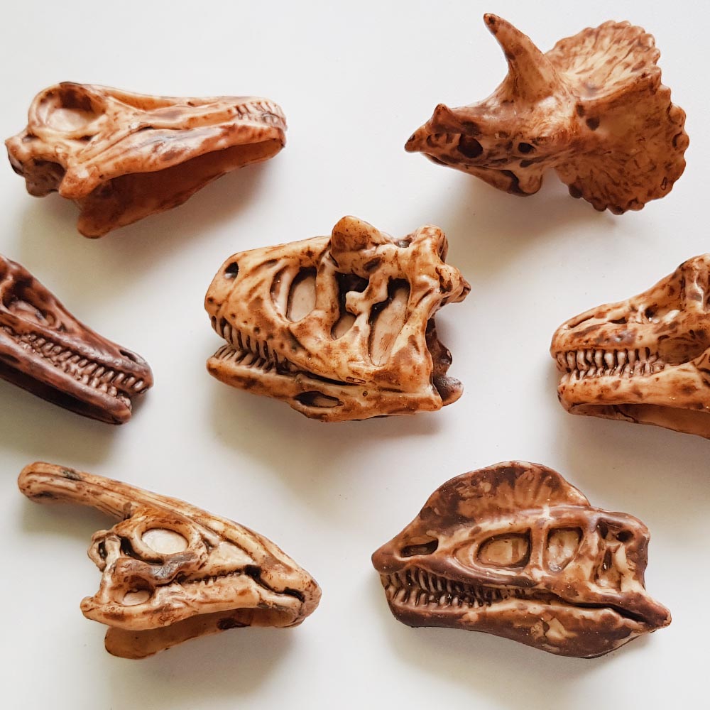 Dinosaur skull toy pencil toppers