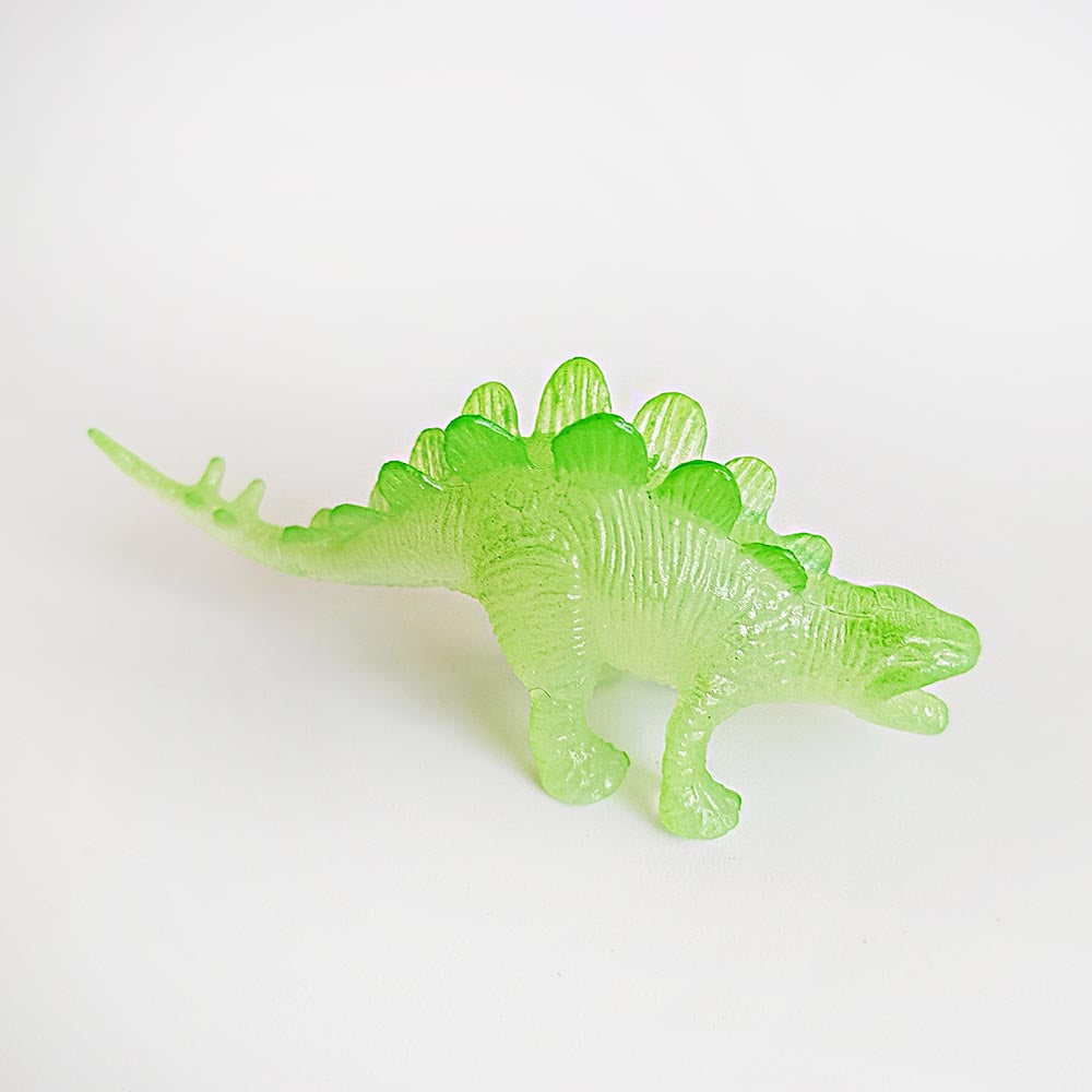 Glow in the dark Stegosaurus toy dinosaur