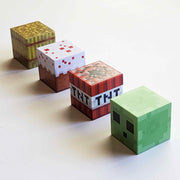 Row of miscellaneous minecraft blocks