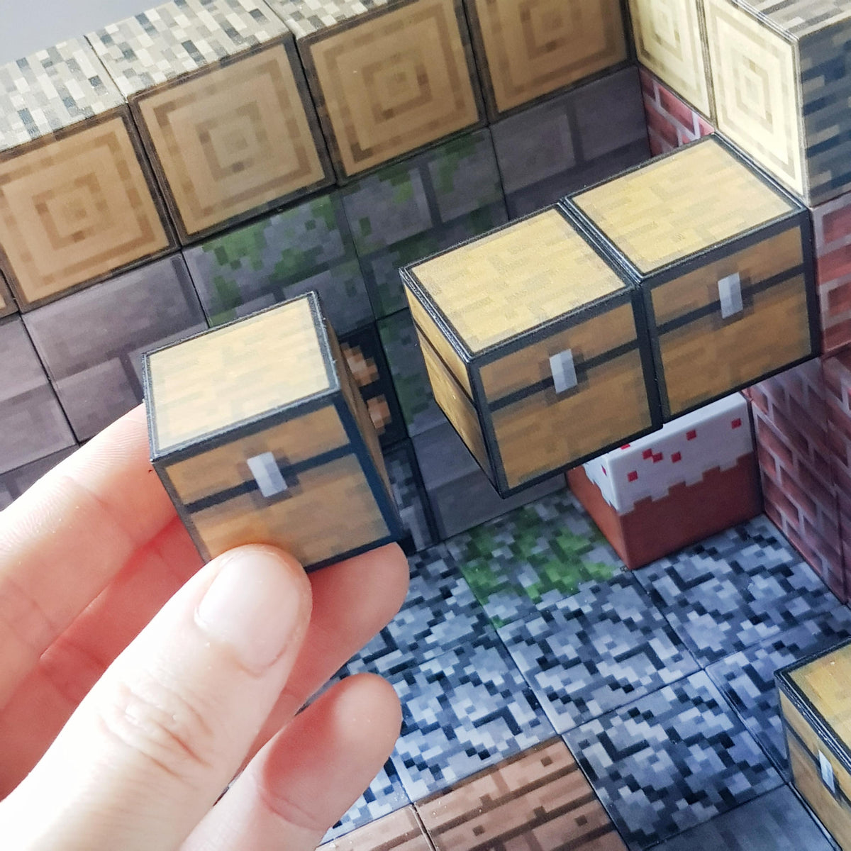 Minecraft bath bomb surprise toy egg
