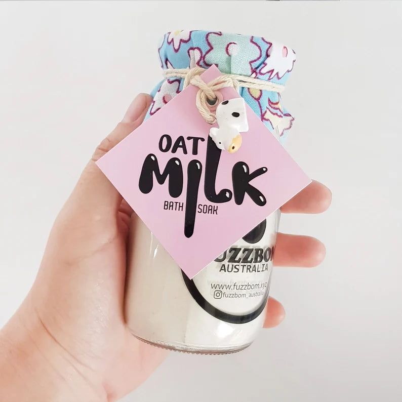 Vegan Oat milk bath soak powder