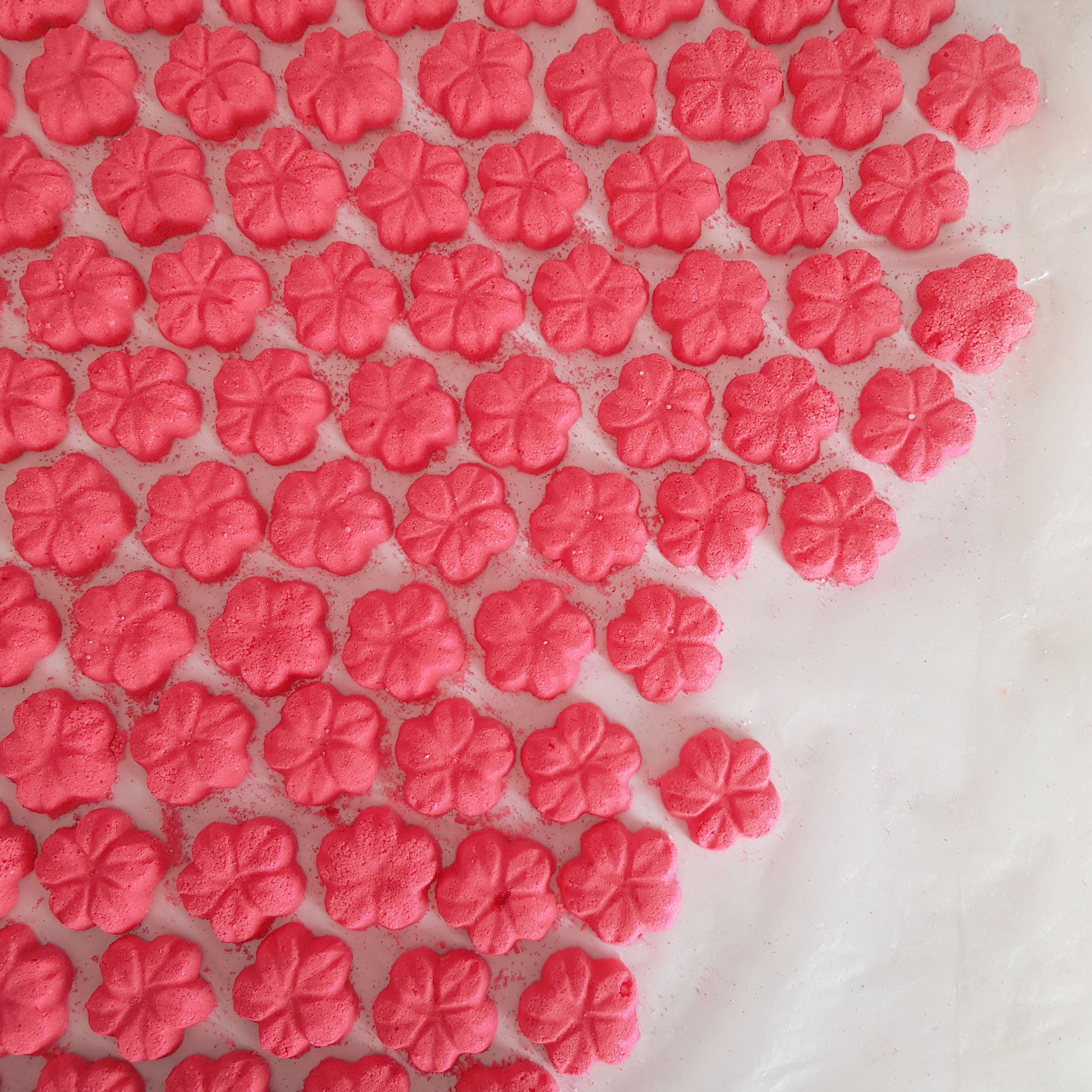 plum blossom flower mini bath bomb