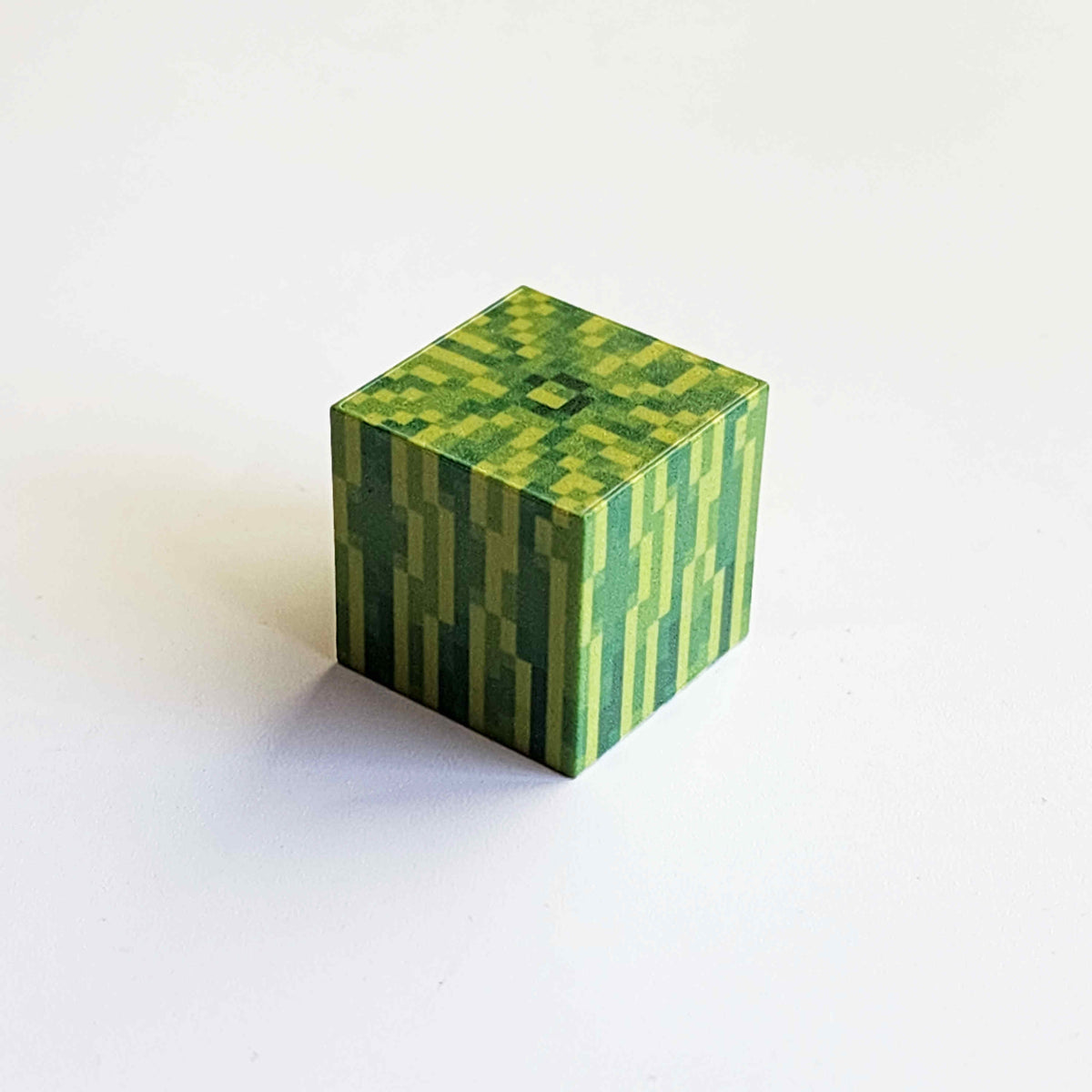 watermelon textured magnetic minecraft block