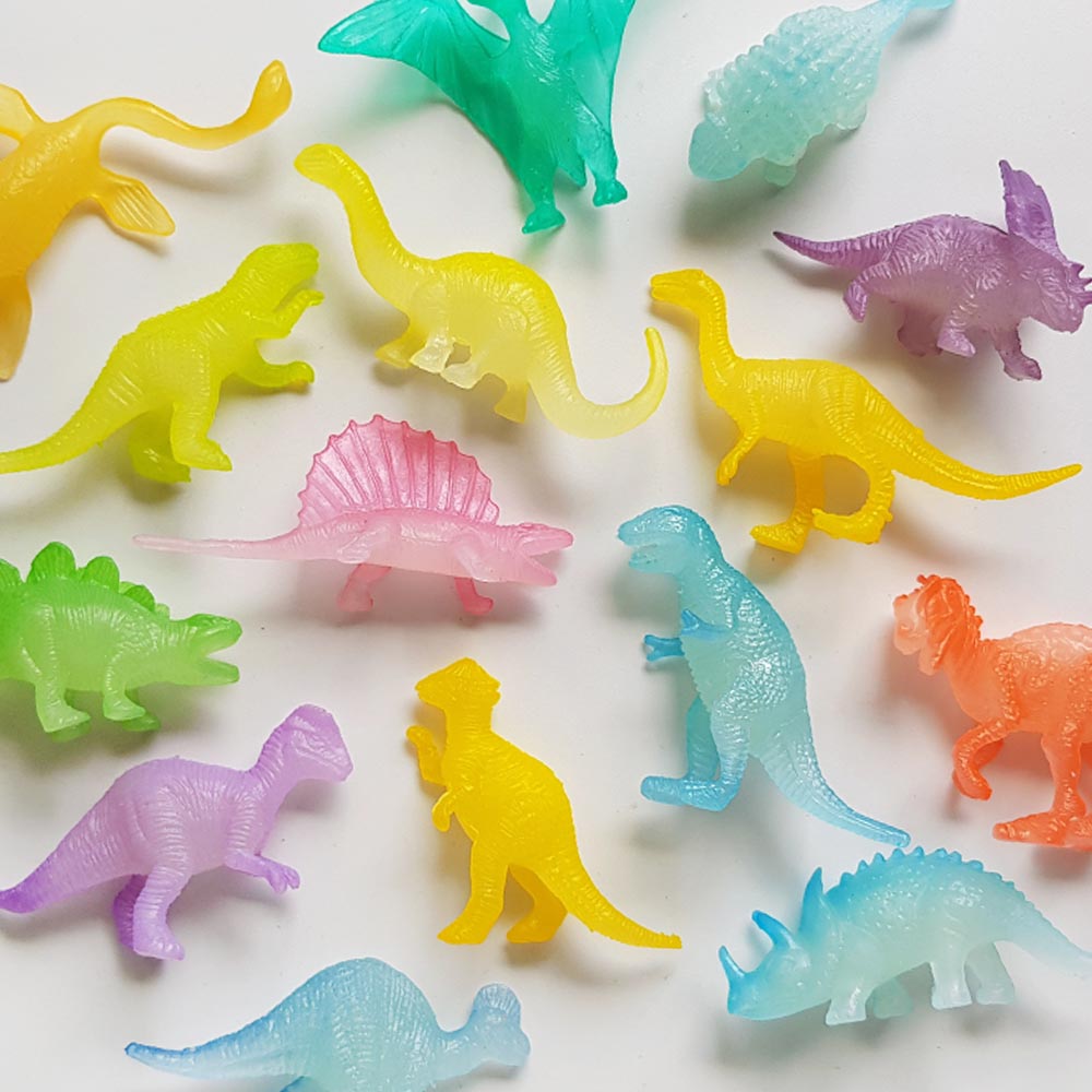 Glow in the dark dinosaur toys