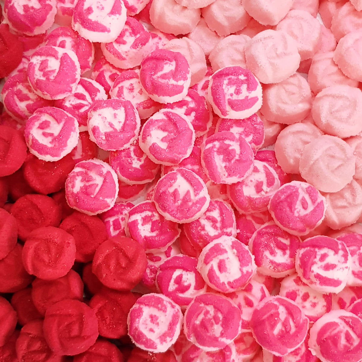 Mini Rose bath bomb set