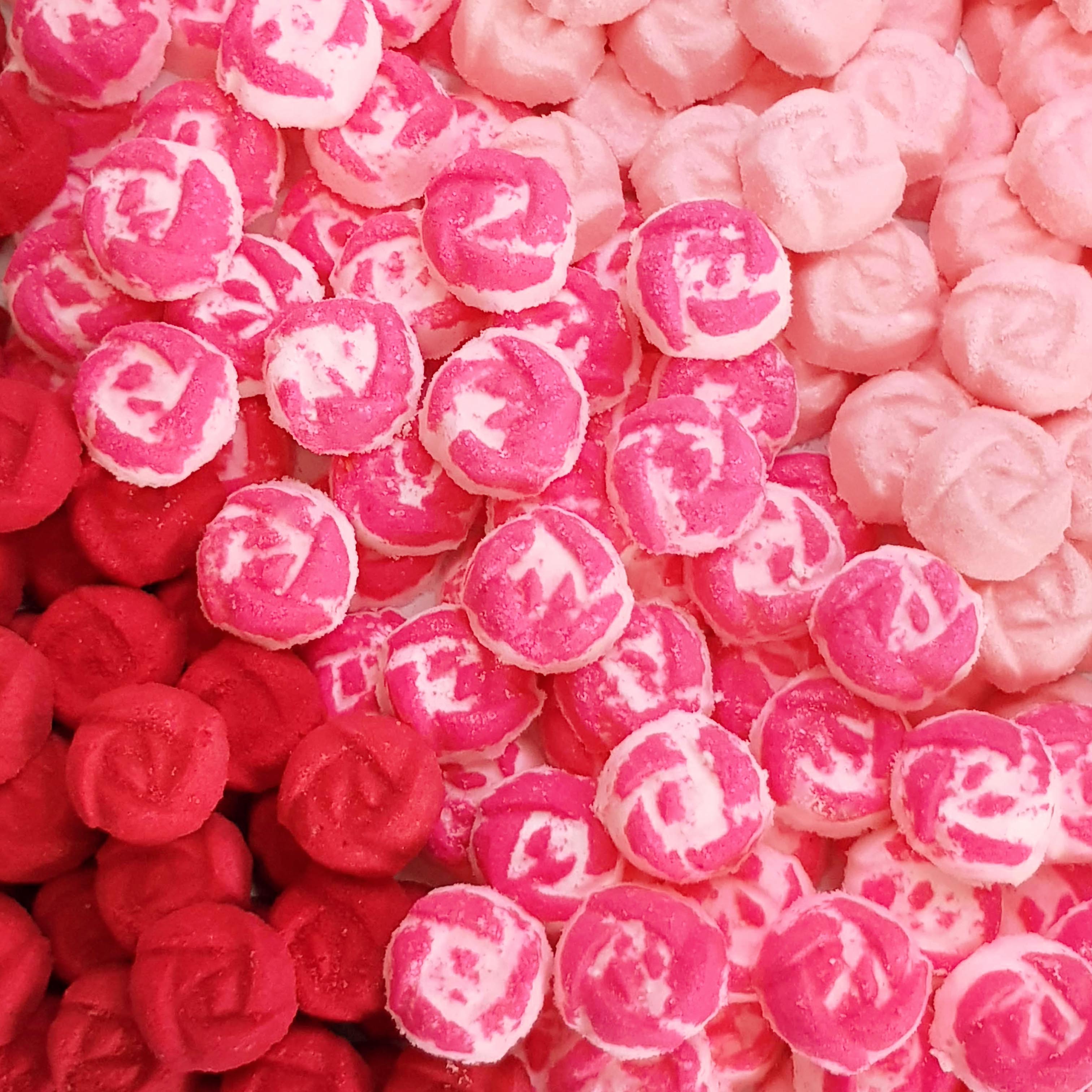 Mini Rose bath bomb set