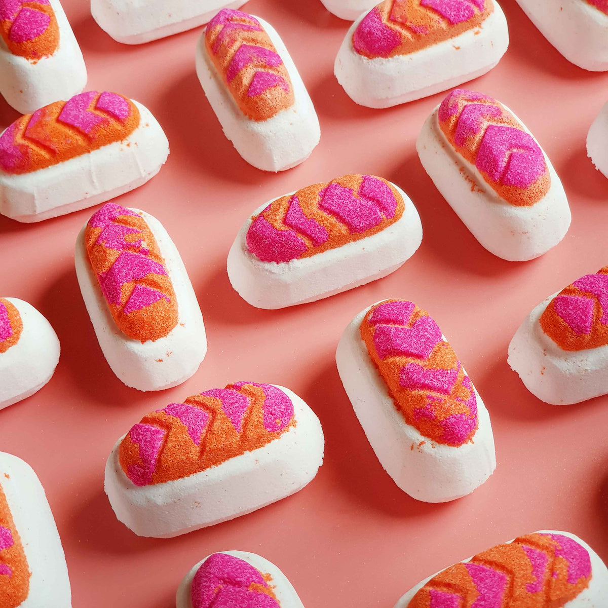 Peach sushi bath bomb