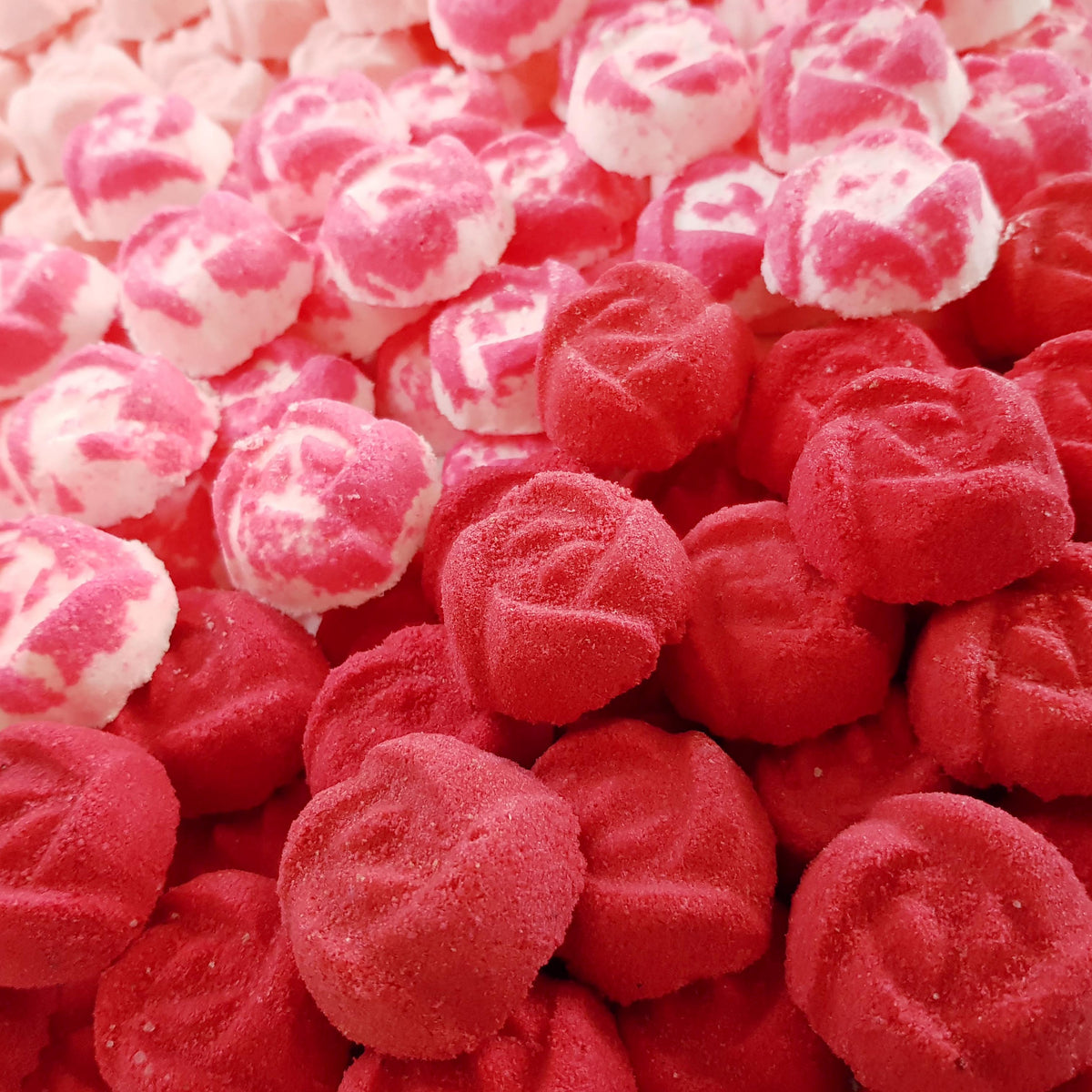 Mini rose bath bomb set