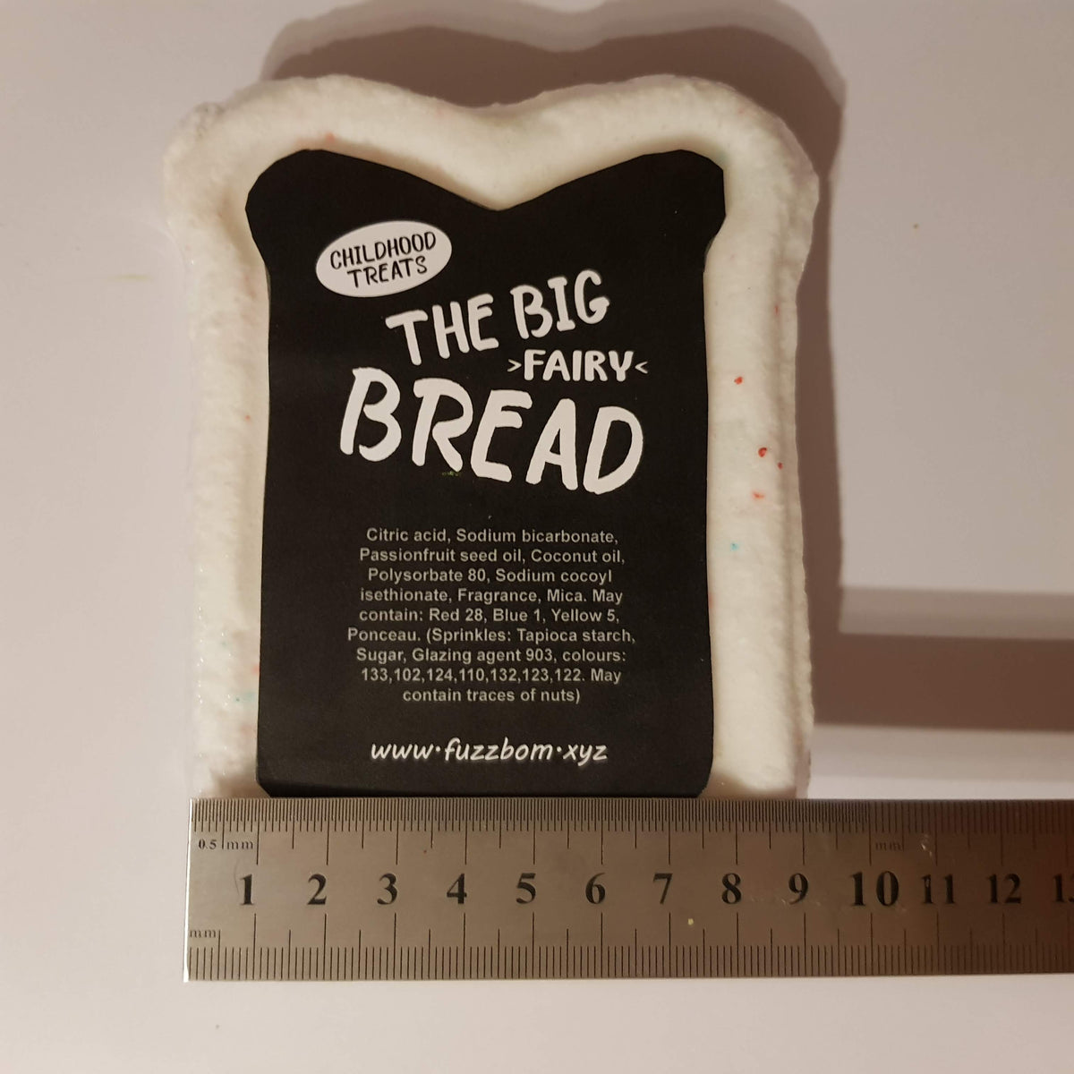 huge fairy bread bath bomb ingredients