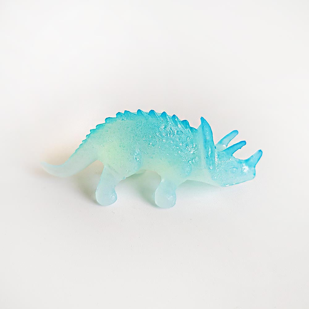 Glow in the dark Triceratops dinosaur toy dinosaur