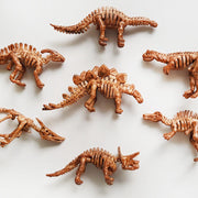 Toy Dinosaur skeleton fossils