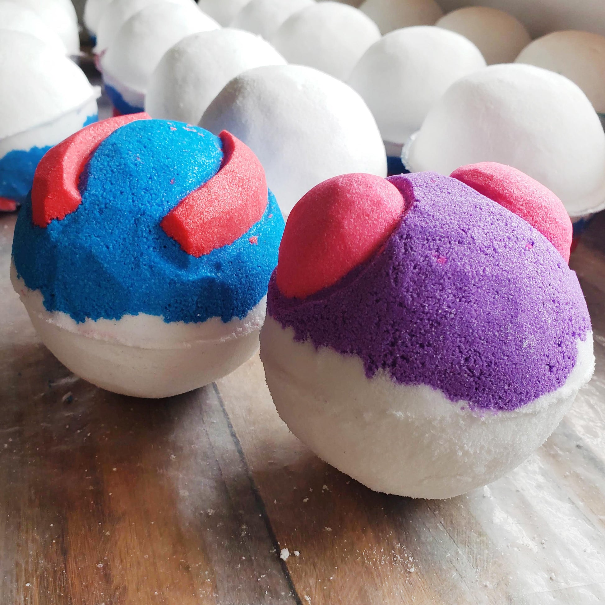 master ball and great ball bath bomb