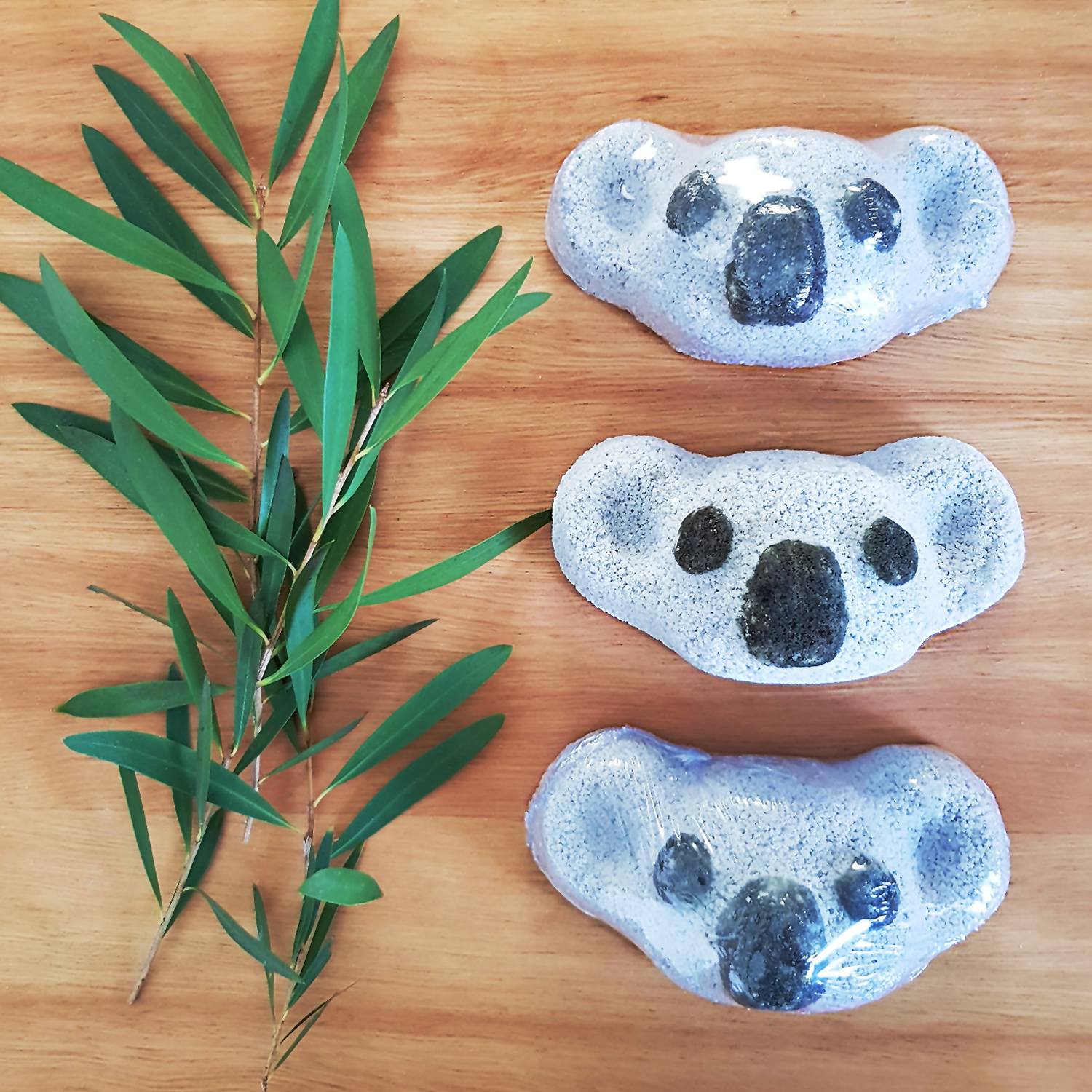 eucalyptus koala essential oil bath bomb
