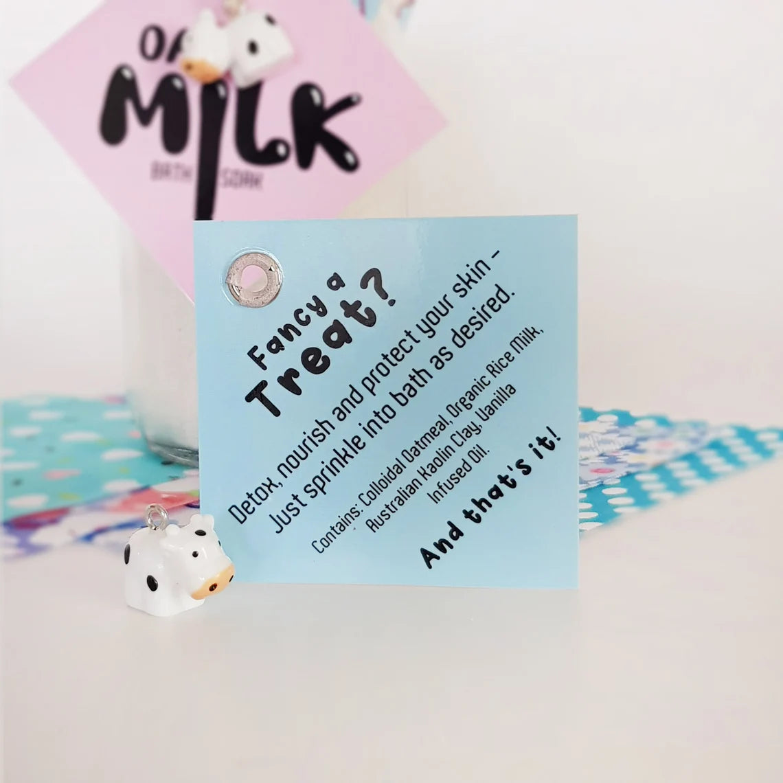 Vegan Oat milk bath soak powder