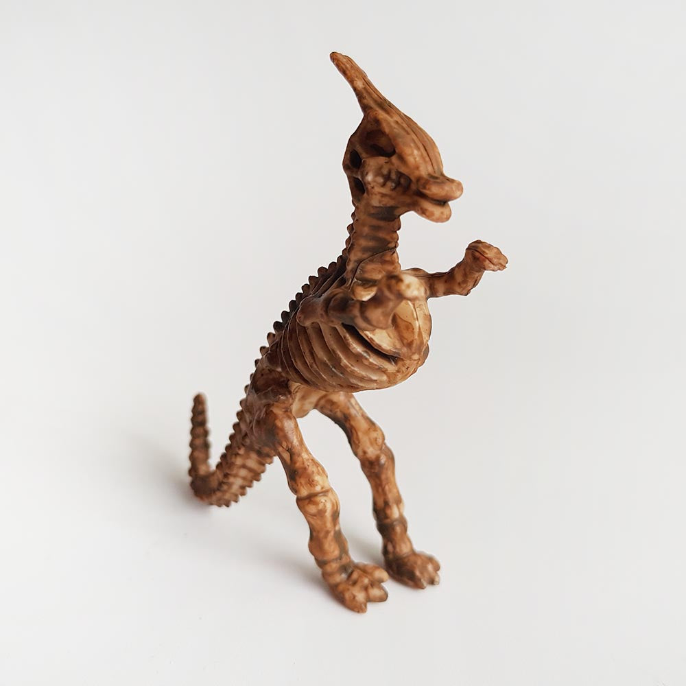 Parasaurolophus dinosaur fossil toy