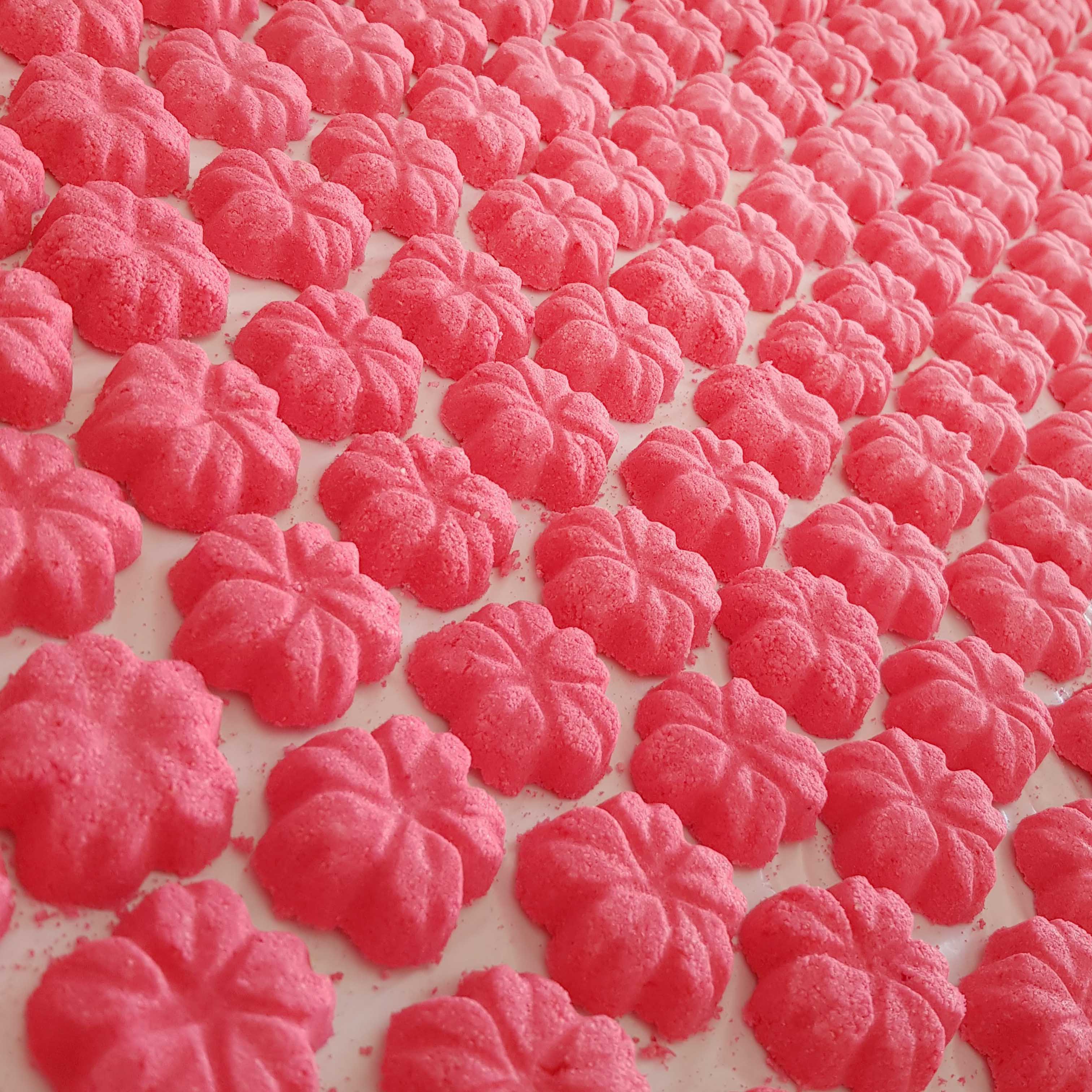 plum blossom flower mini bath bomb
