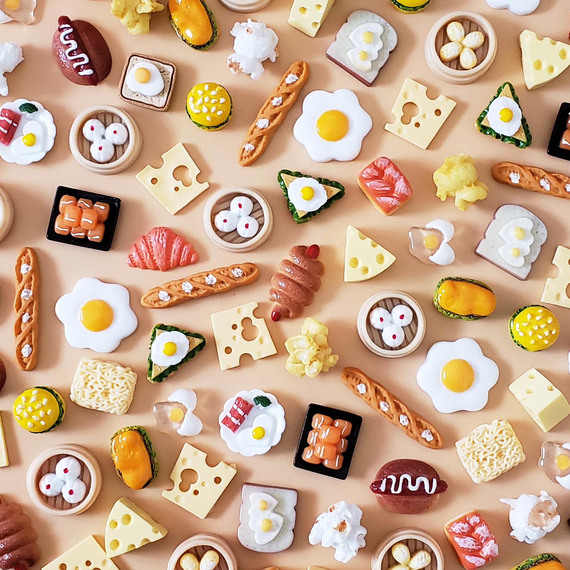 miniature food toy figures