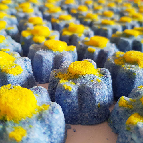 small wildflower mini bath bomb