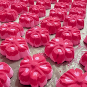 geranium flower essential oil bath bomb