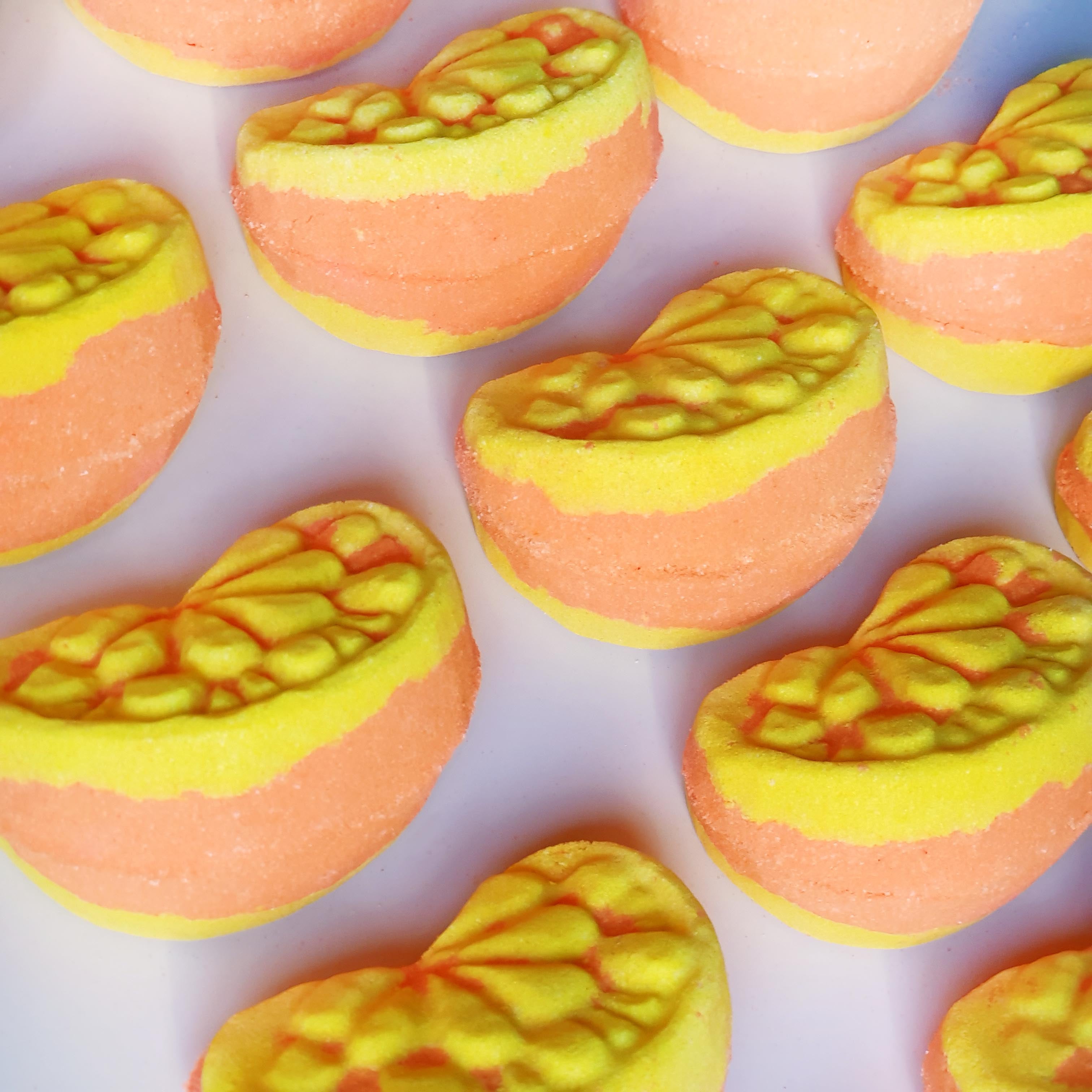Mandarin essential oil bath bomb