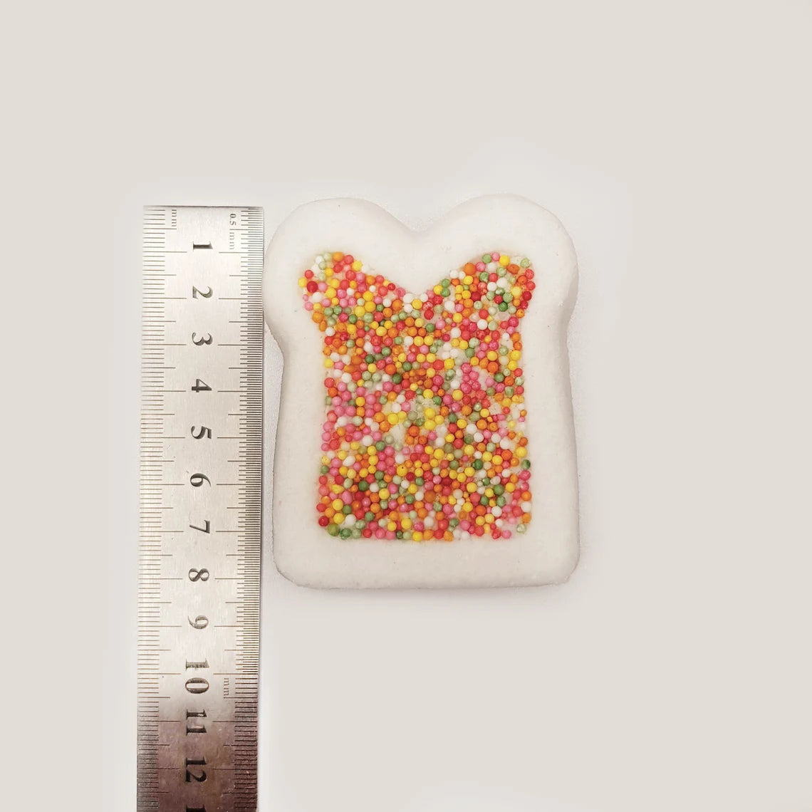 mini fairy bread bath bomb measurements