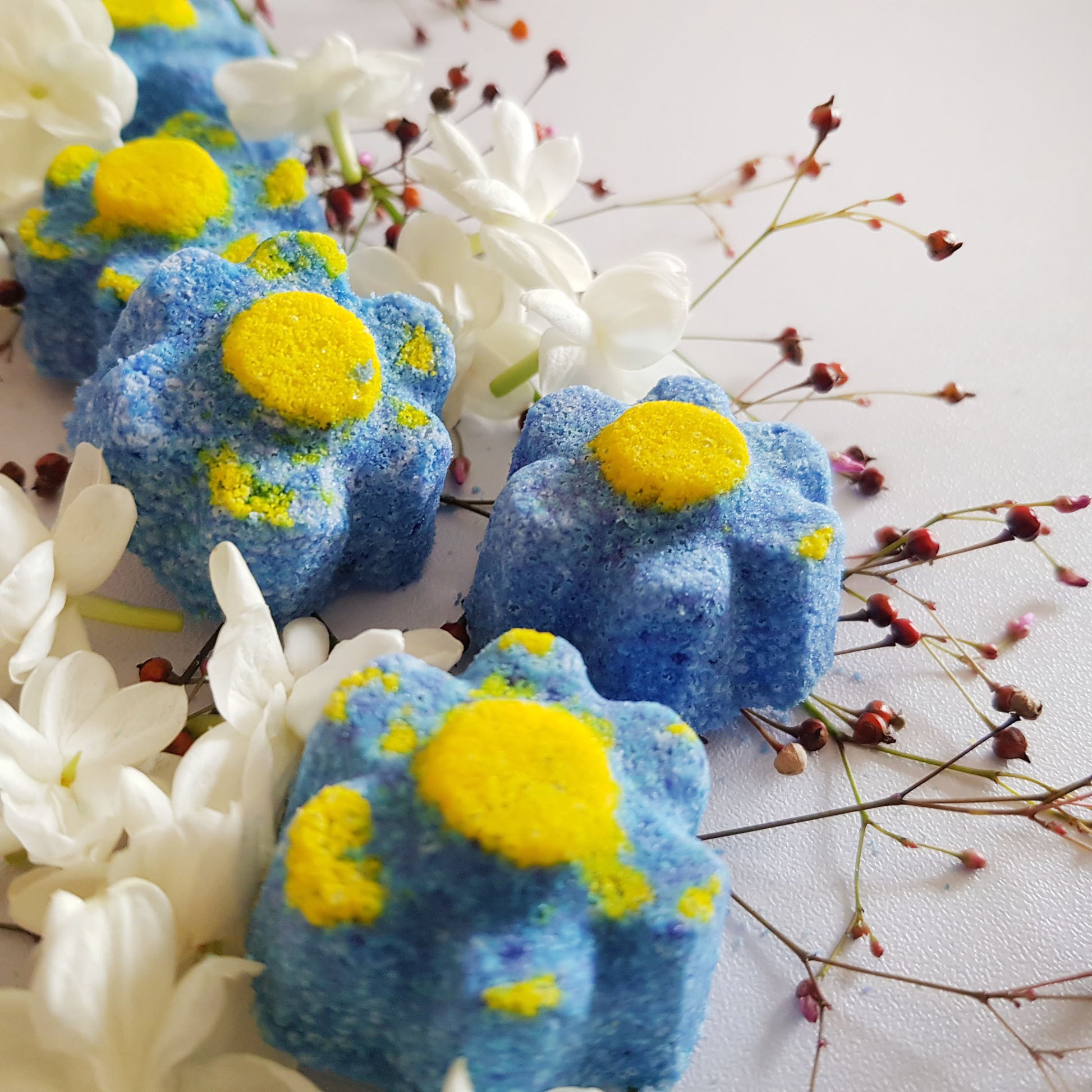 Wildflower mini bath bombs