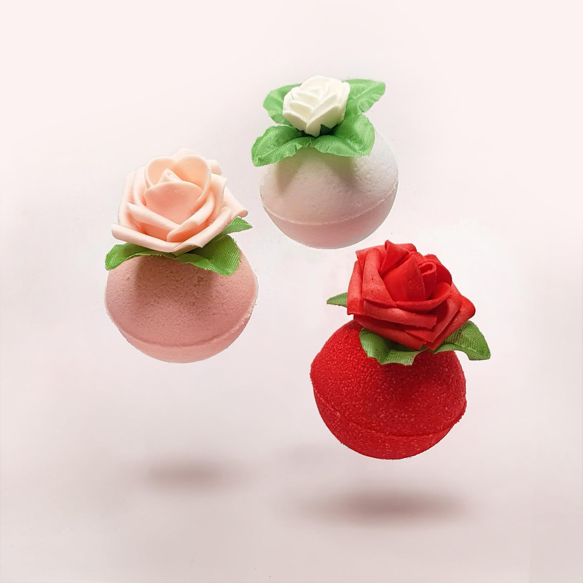 Red rose Jasmine and Pink Rose bath Bombs