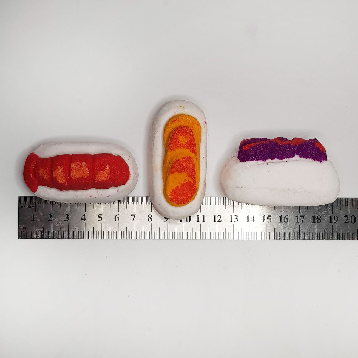 fruit sushi bath bombs