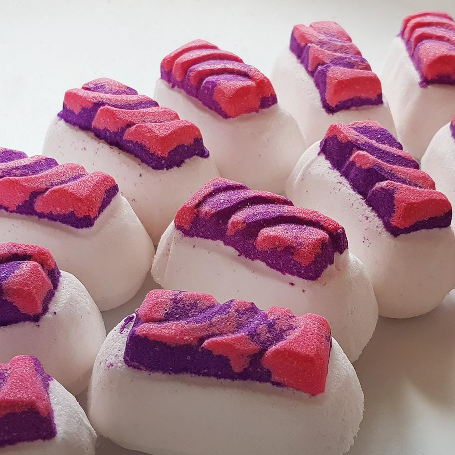 Purple and Pink Grape sushi bath bomb