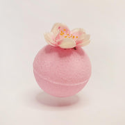 Peach Blossom Blassic Bath Bomb With Flower