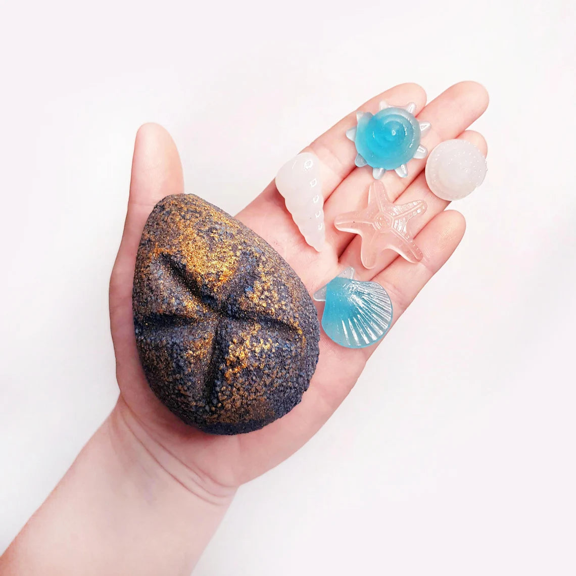 activated charcoal surprise bath bomb