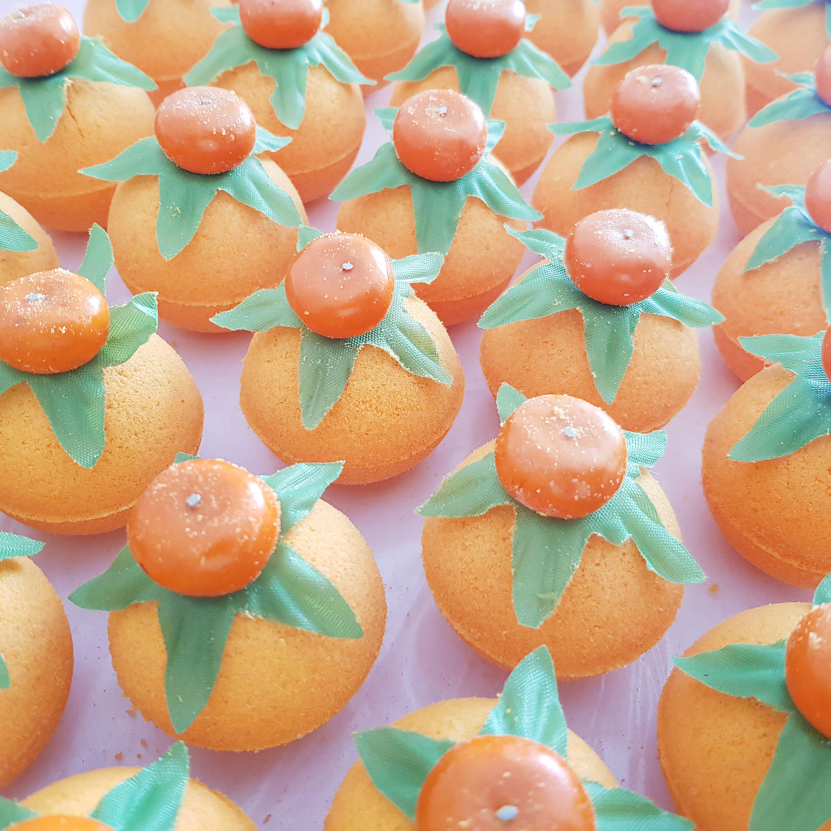 mandarin bath bombs