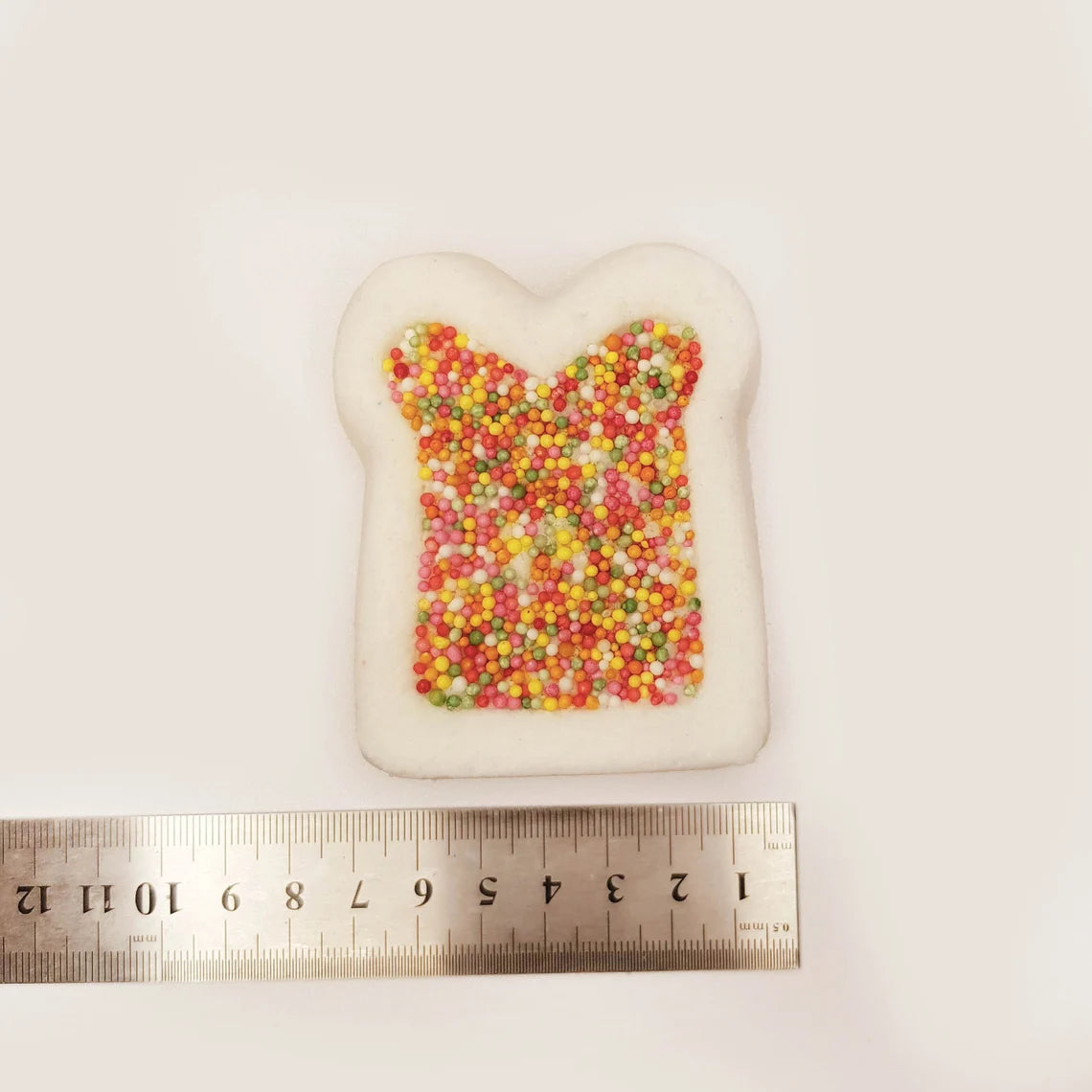 mini fairy bread bath bomb measurements