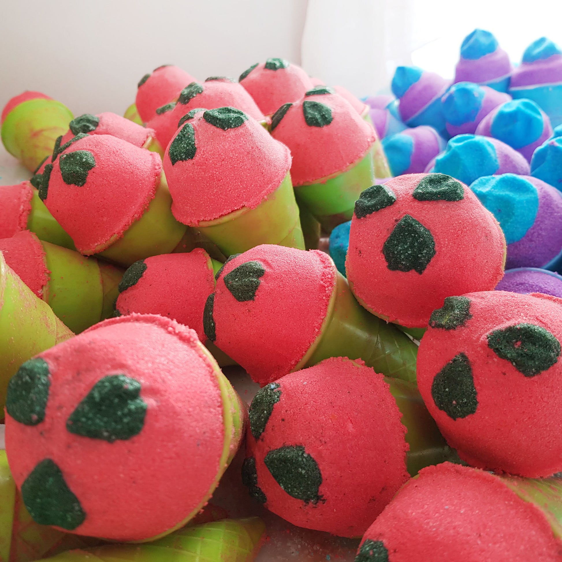 watermelon Ice cream bath bomb