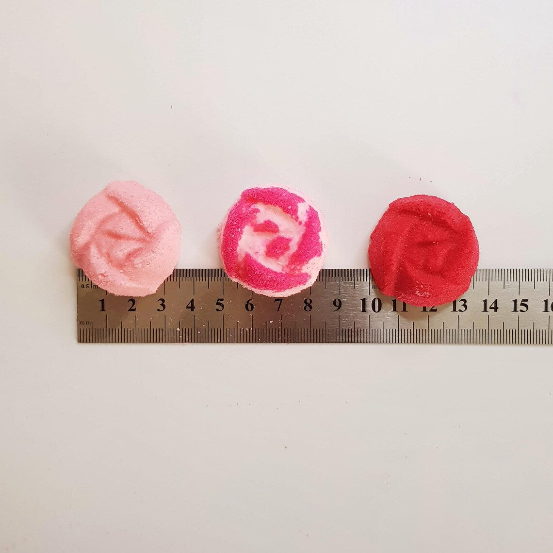 Mini Rose Bath Bomb measurement
