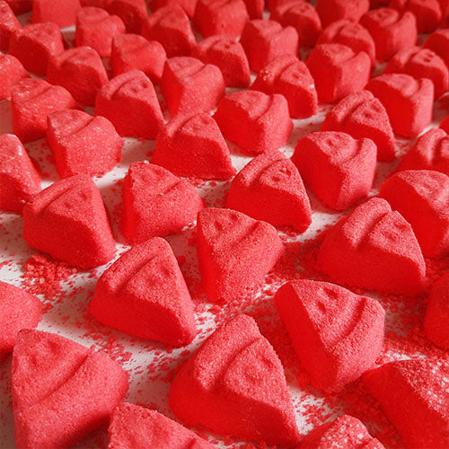 watermelon mini bath bombs