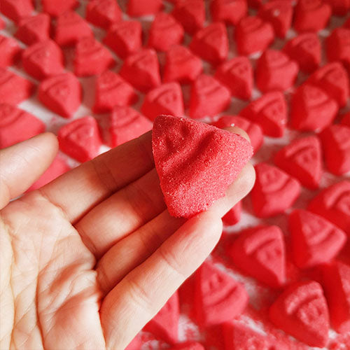 watermelon mini bath bombs