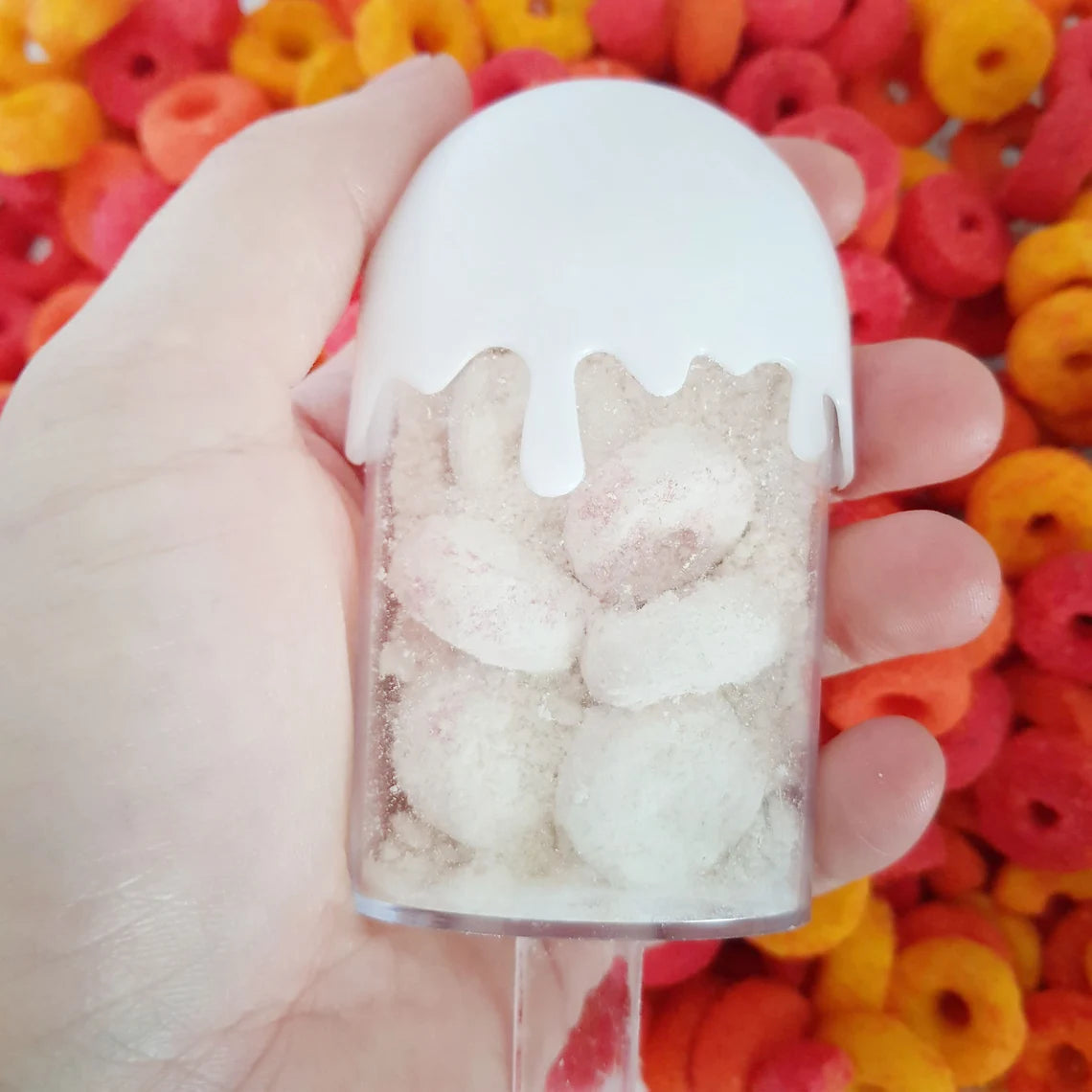 Fruit loop bath bomb popsicle