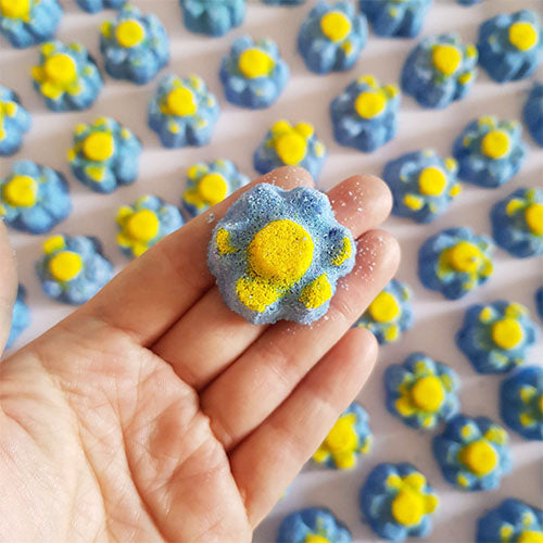 wild flower mini bath bombs