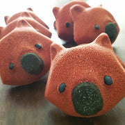 wombat shaped myrtle essential oil bath bomb