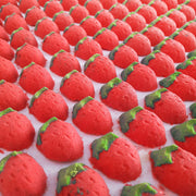 mini strawberry bath bomb