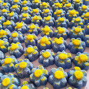 small wildflower mini bath bomb