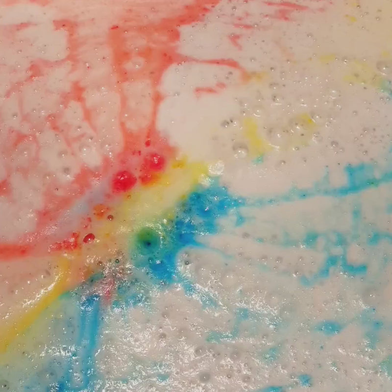 fairy bread bath bomb demo